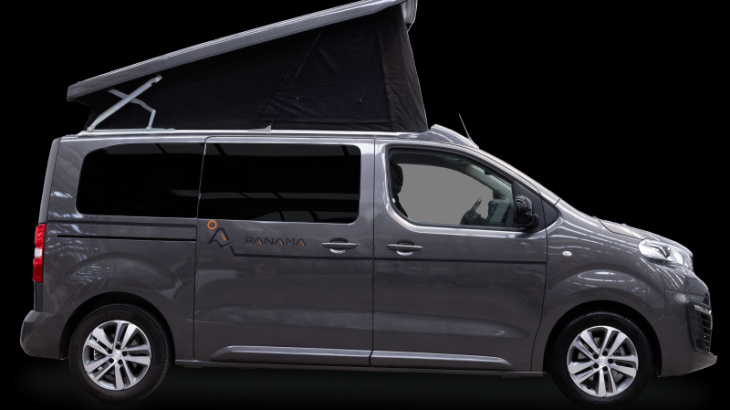 Panama Urban U/10 sur Peugeot Traveller : un van compact et polyvalent pour quatre avec toit relevable