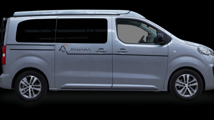 android, panama urban u/10 sur peugeot traveller : un van compact et polyvalent pour quatre avec toit relevable