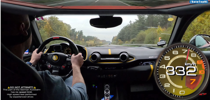 VIDEO – Cette Ferrari 812 Superfast « Novitec » roule plein gaz sur l’Autobahn
