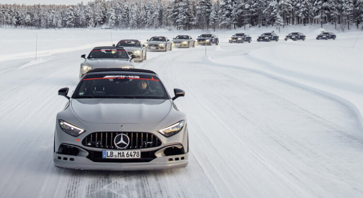 Envie de conduire des Mercedes-AMG sur glace ? C’est maintenant possible