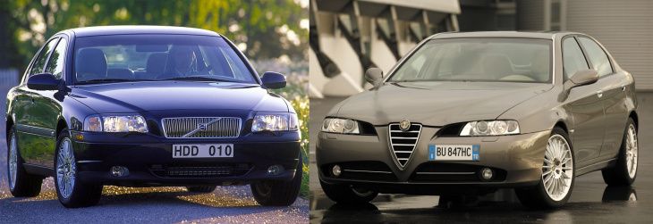 Alfa Romeo 166 V6 2.5 vs Volvo S80 2.9, des 6-cylindres chics et pas cher, dès 4 000 €