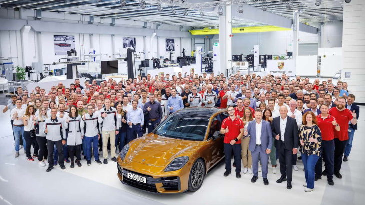 Porsche a construit son deux millionième véhicule à Leipzig