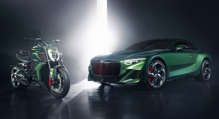 Ducati Diavel for Bentley : une moto exclusive inspirée par la Batur