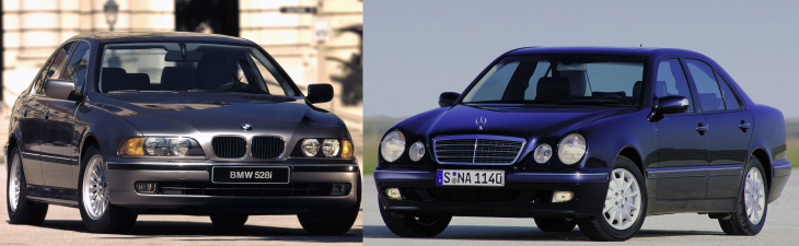 BMW 528i E39 vs Mercedes E280 W210, les teutonnes de l’âge d’or, dès 2 000 €