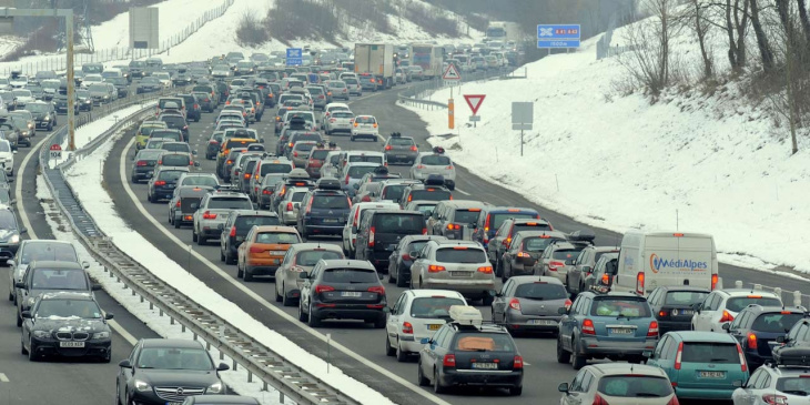 Prévisions de circulation : grosse affluence attendue vers les stations de ski