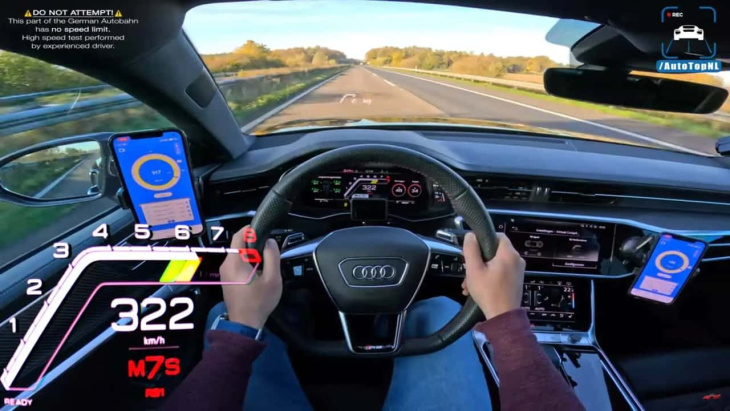 Vidéo - Cette Audi RS7 de 1000 ch pulvérise les 320 km/h sur l'autoroute