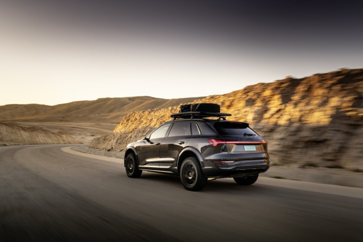 Cette nouvelle Audi Q8 e-tron électrique est taillée pour l’aventure, mais avec un point négatif