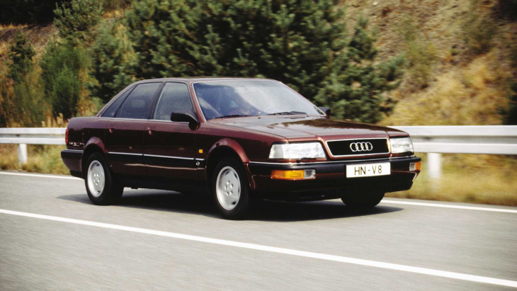 L'Audi V8 , la première 