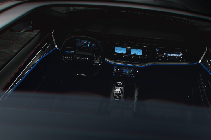 jeep présente l’intérieur de la nouvelle wagoneer s ev avec un système audio mcintosh