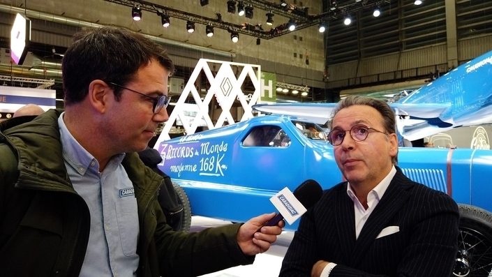 Pierre-Olivier Marie en compagnie d'Arnaud Belloni, directeur du marketing du losange.