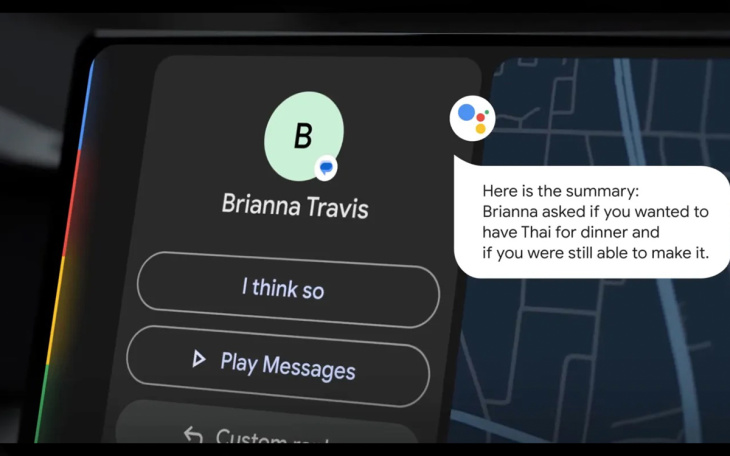 Voici comment Android Auto va résumer vos messages grâce à l’IA