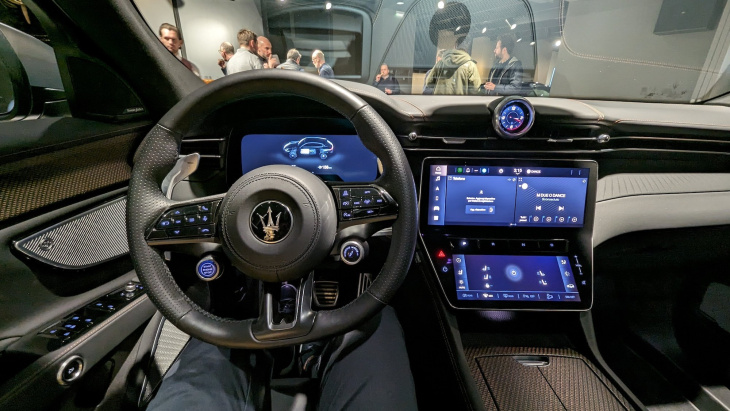 android, on est montés à bord de la nouvelle voiture électrique de maserati : performante et plus “abordable” que les thermiques