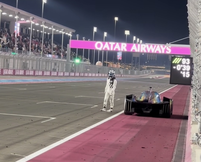 La triste fin de course de la Porsche 9X8 numér 93 (vidéo FIA WEC).