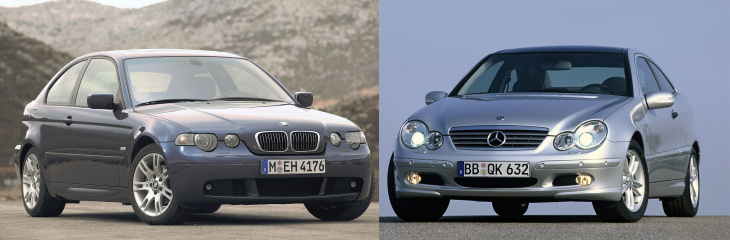 BMW 325 ti vs Mercedes C320 Sport, duel de moches au gros cœur, dès 4 500 €
