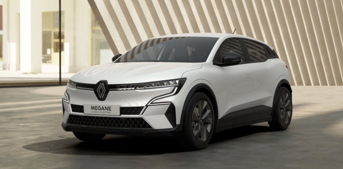 Voici la Renault Mégane E-Tech dans sa version de base à 38 000€ (le modèle d'entrée de gamme à 34 000€ n'est actuellement pas disponible à la commande).