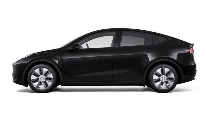 Le Tesla Model Y de base, affiché actuellement 42 990€.