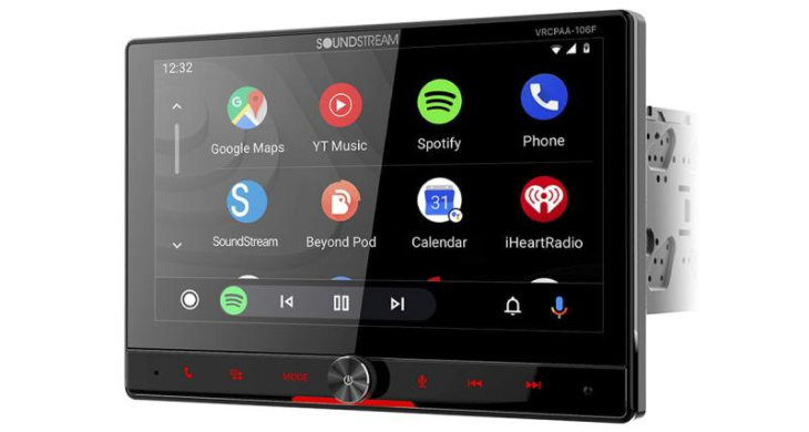 android, soundstream dévoile un autoradio avec écran 10 pouces et lecteur dvd