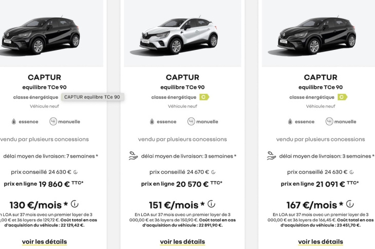 Bientôt restylé, le Renault Captur voit son prix chuter à 19 860 €