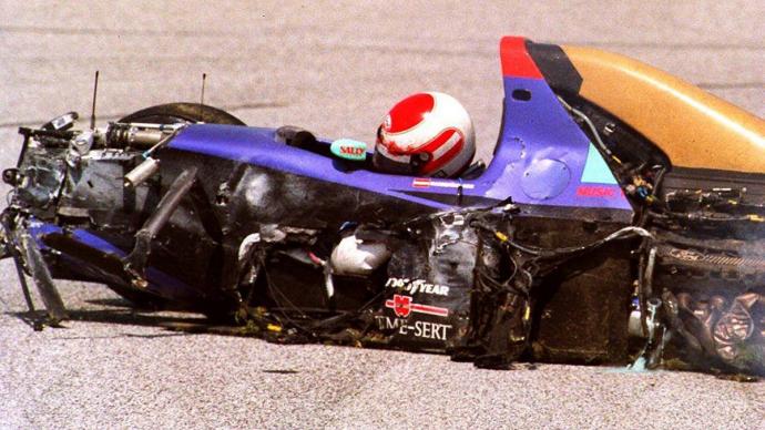 sport auto / moto, roland ratzenberger, l'autre destin tragique (et oublié) du gp d'imola 1994