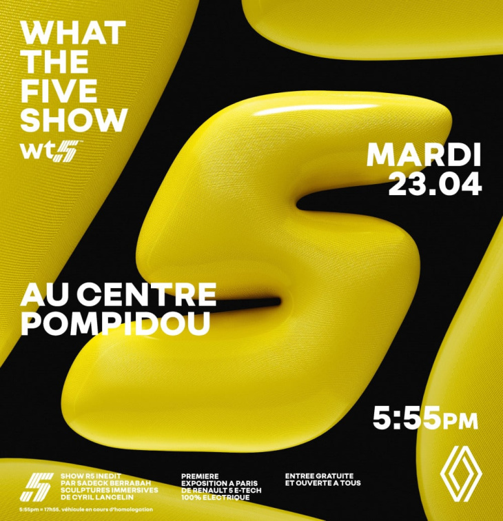 La nouvelle Renault 5 s’expose au Centre Pompidou