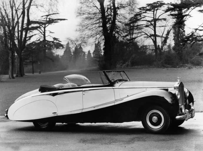 La Rolls-Royce Silver Wraith du mariage entre Rainier III et Grace Kelly.