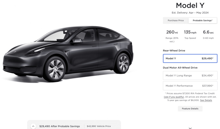 La Tesla Model Y neuve à moins de 28 000 euros ?