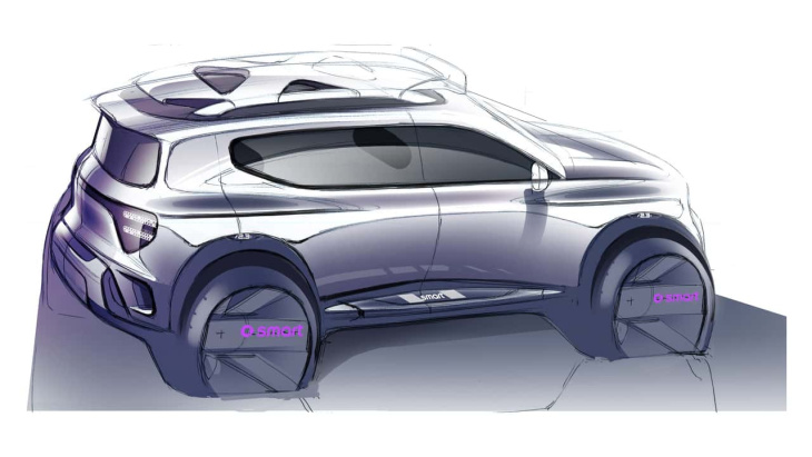 Smart #5 Concept : premières esquisses du nouveau SUV de taille moyenne