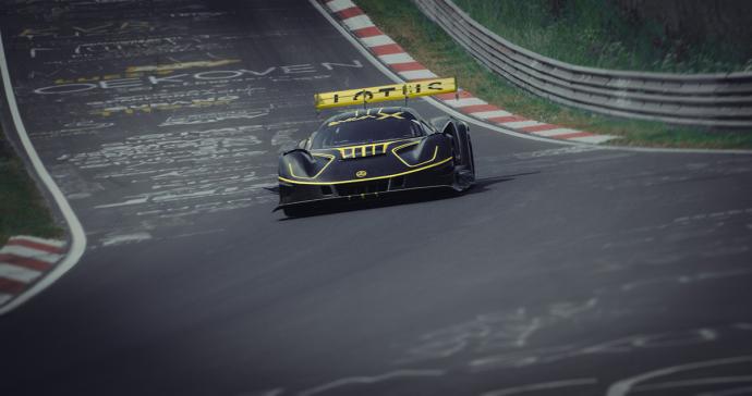 Lotus se rapproche du record absolu du tour sur le Nürburgring avec l’Evija X