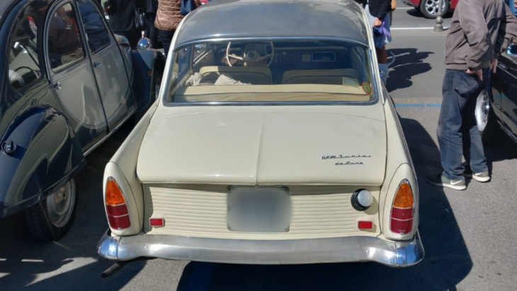 auto union dkw junior de luxe : les photos d'une voiture allemande de 63 ans