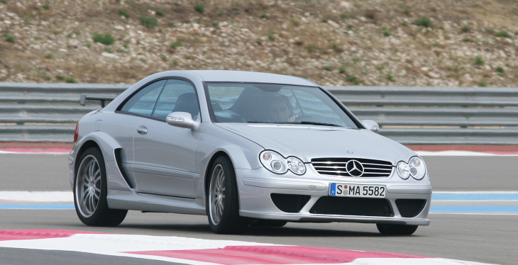 clk 2 amg, mercedes, clk 2 cabriolet amg, mercedes-benz clk 55/63 amg (2002 – 2009), petit coupé au gros cœur rageur, dès 16 000 €