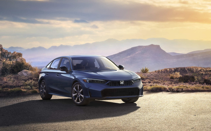 la honda civic 2025 offerte en version hybride et avec google built-in