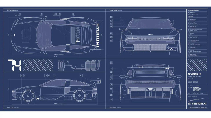 La supercar Hyundai à hydrogène arrivera en 2026 avec 765 ch