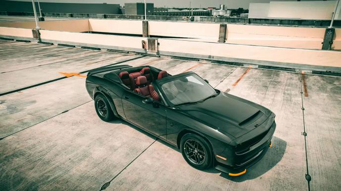 préparation / tuning, cabriolets, supercars, dodge challenger demon cabriolet : le découvrable le plus rapide du monde au 400m