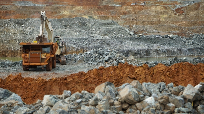 Une mine calédonienne de nickel. Photo Eramet.