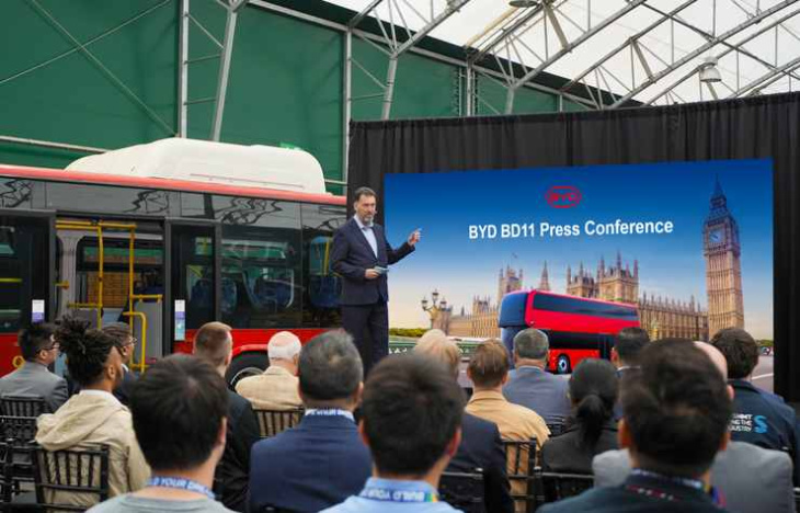 autobus byd bd11, avec une énorme batterie de 532 kwh