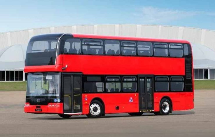 autobus byd bd11, avec une énorme batterie de 532 kwh