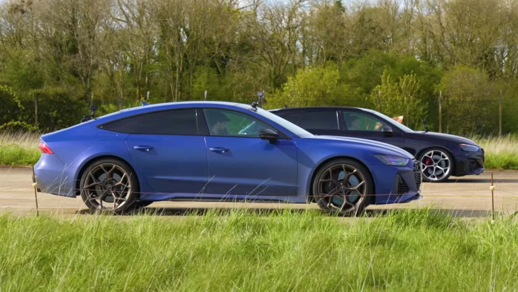 l'audi rs 4 competition porte bien son nom face à la rs 7 performance