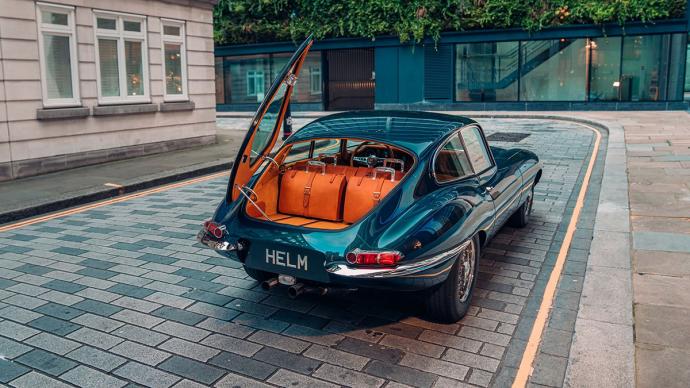 véhicule de collection, coupés, jaguar, type e, jaguar type e : le restomod ultime signé helm rhode island commission