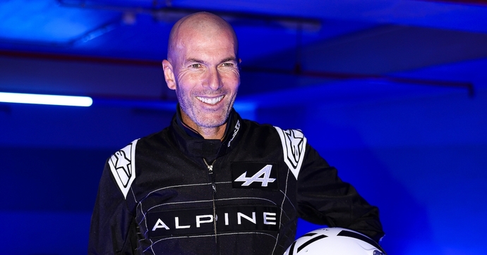 Zinédine Zidane, ambassadeur d'Alpine.