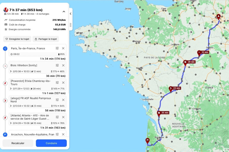 départ en vacances : trajet paris-arcachon en mg4, une galère ?