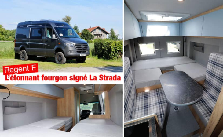 la strada regent e : un fourgon de moins de 6 m à lits jumeaux, original et haut de gamme !