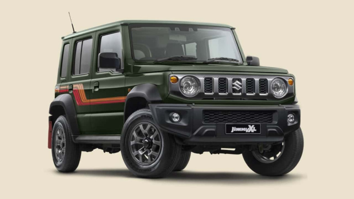 android, le suzuki jimny xl heritage arbore des graphismes rétro