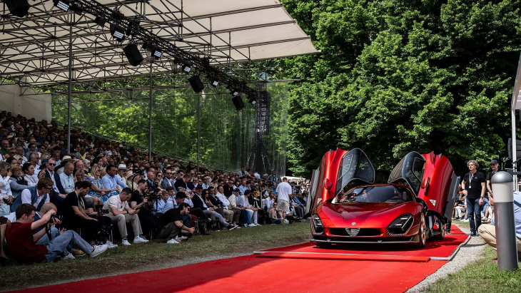 On a vu l'Alfa Romeo 33 Stradale à la Villa d'Este