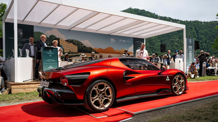 On a vu l'Alfa Romeo 33 Stradale à la Villa d'Este