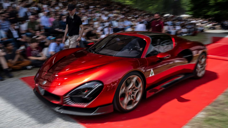 On a vu l'Alfa Romeo 33 Stradale à la Villa d'Este