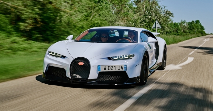 Une Bugatti Chiron Super Sport, essayée par Caradisiac en 2022.