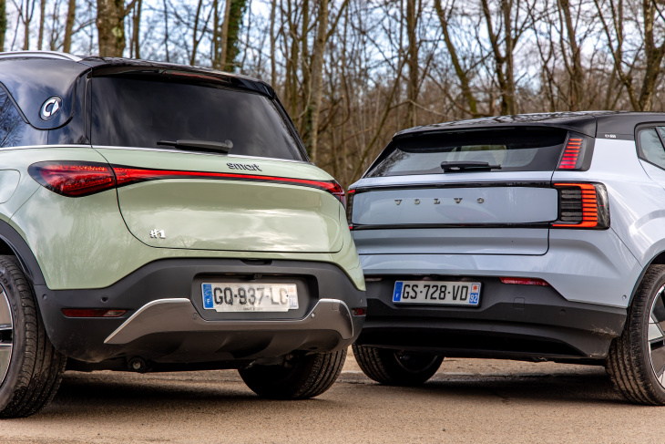 smart, ex30, volvo, comparatif - volvo ex30 vs smart #1 : des clones si différents