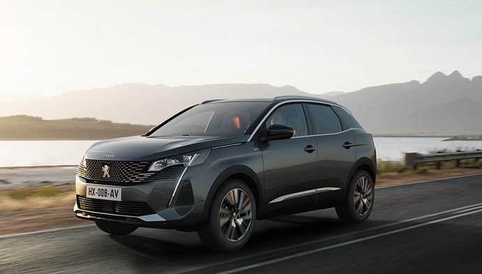 Le Peugeot 3008 de seconde génération, qui vient de quitter l'usine.