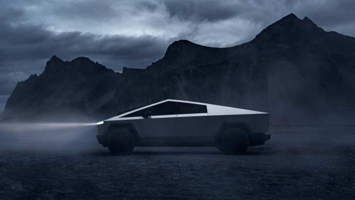 le cybertruck de tesla affiche des temps rapides à l'autocross de porsche