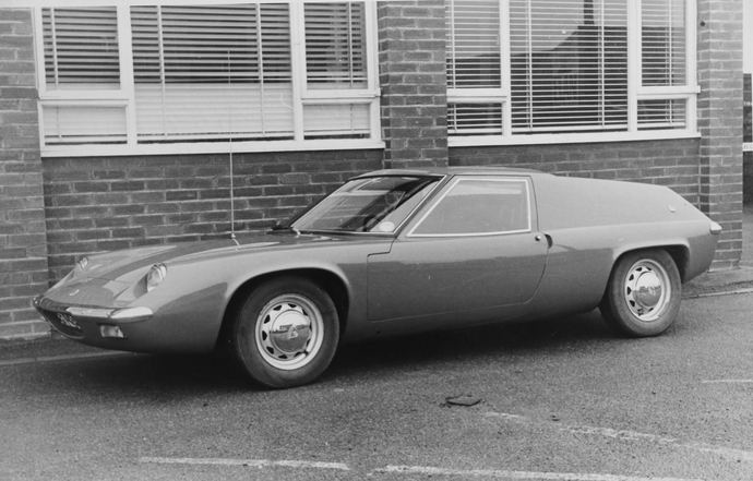 La Lotus Europa lors de son lancement en 1966.